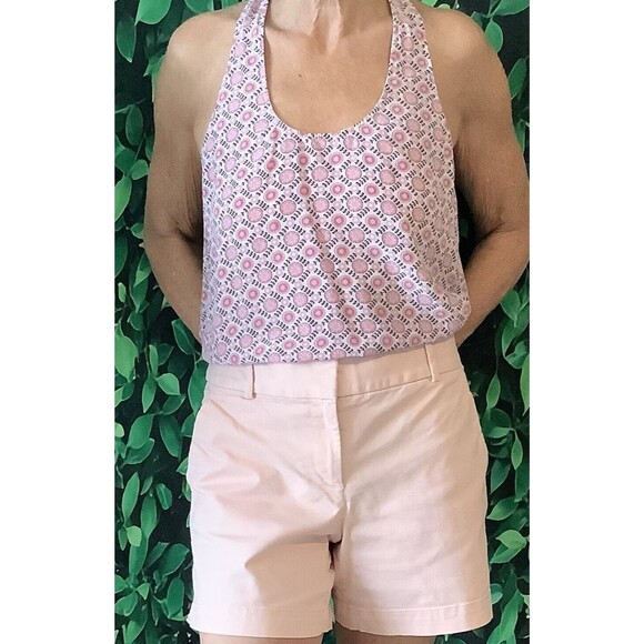 LOFT Pale Pink Riveria Bermuda Shorts Size 6 ~Inseam 5.5 Inches - Picture 3 of 9